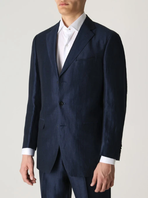 Костюм изо льна и шелка ZEGNA