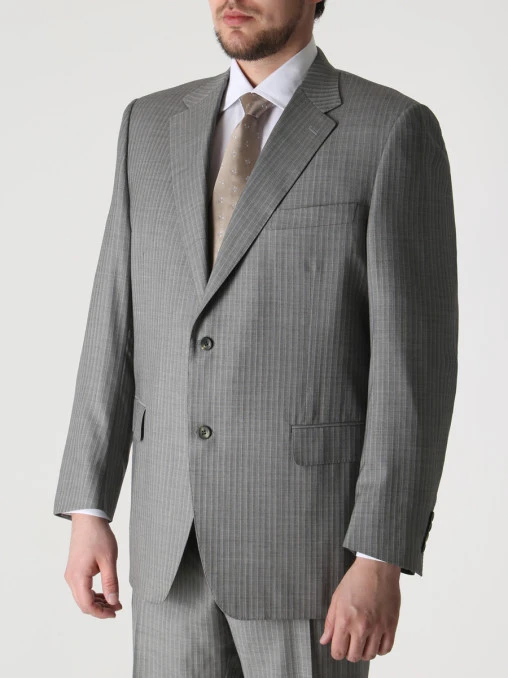 Костюм шерстяной в полоску CANALI