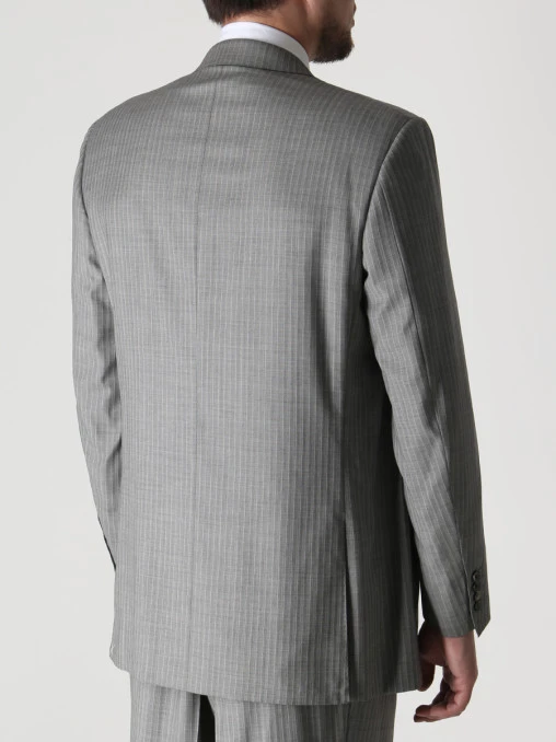 Костюм шерстяной в полоску CANALI