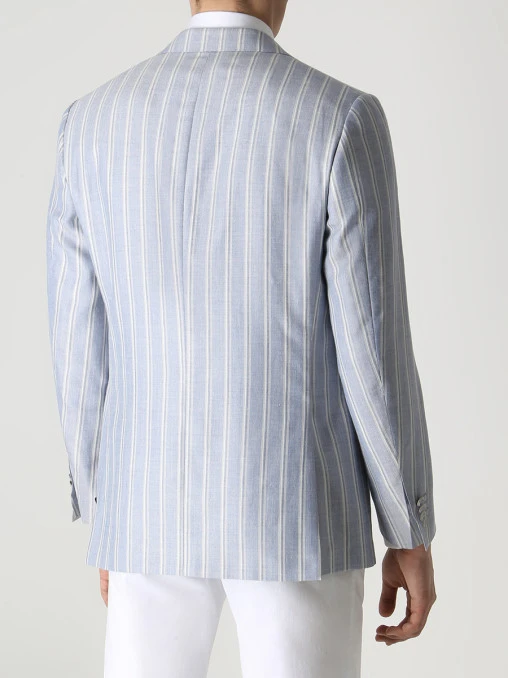Пиджак из шерсти и льна CORNELIANI