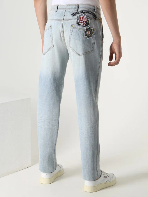 Джинсы Slim Fit хлопковые GAETANO NAVARRA
