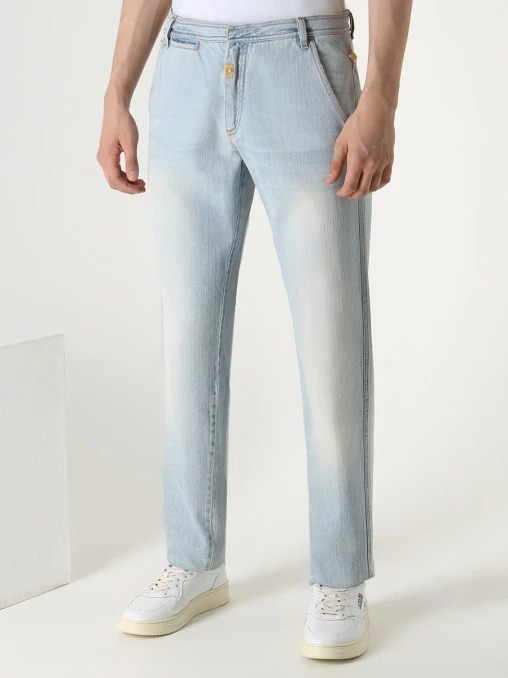 Джинсы Slim Fit хлопковые GAETANO NAVARRA