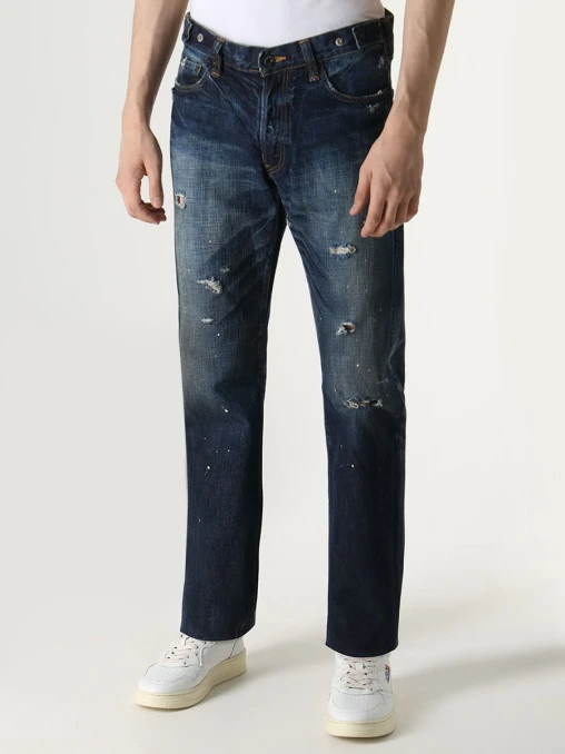Джинсы Regular Fit хлопковые PRPS