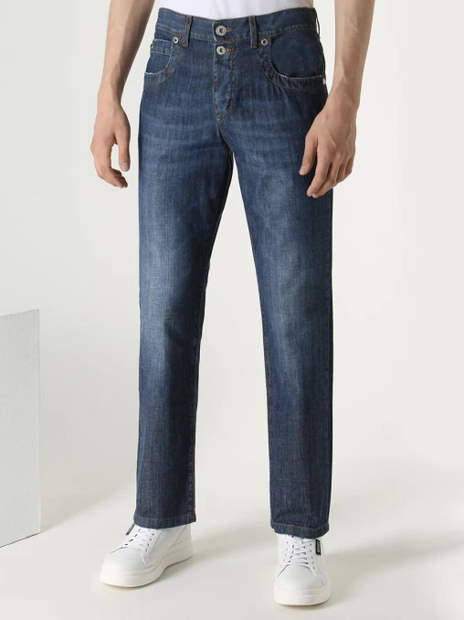 Джинсы Regular Fit хлопковые DIRK BIKKEMBERGS