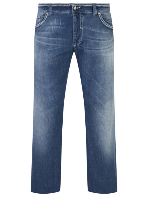 Джинсы Regular Fit хлопковые ERMANNO SCERVINO