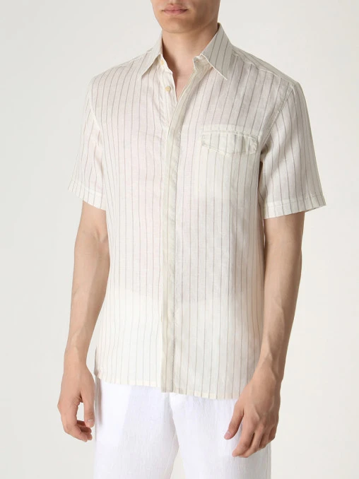 Рубашка Regular Fit льняная TORRAS
