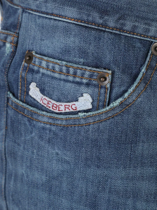 Джинсы Regular Fit хлопковые ICEBERG