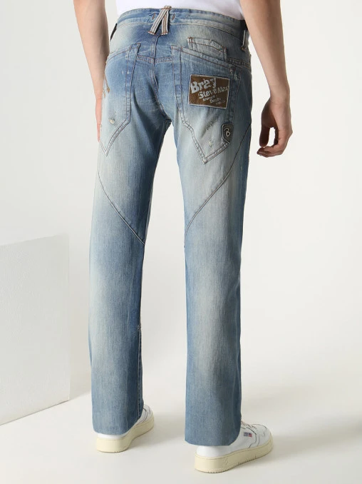 Джинсы Regular Fit хлопковые BRAY