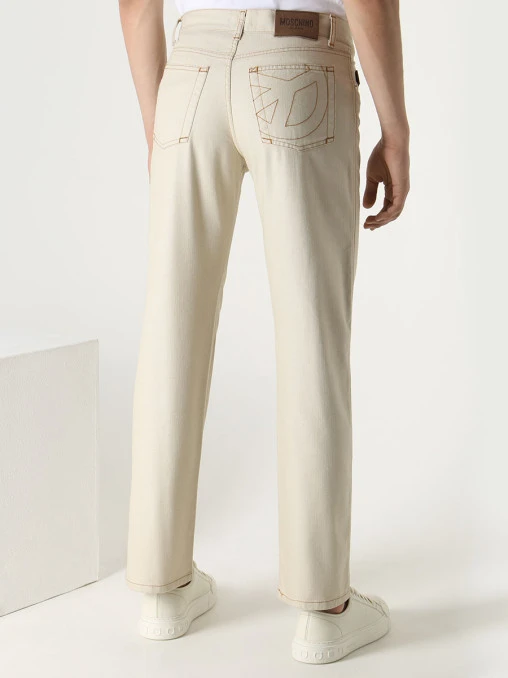 Джинсы Regular Fit хлопковые MOSCHINO