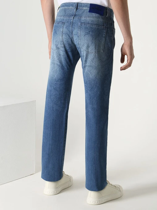 Джинсы Slim Fit хлопковые ETRO
