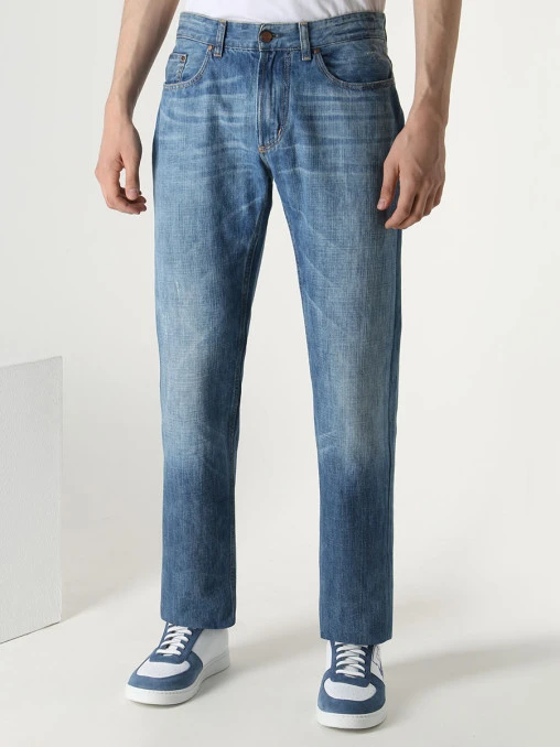 Джинсы Regular Fit хлопковые ETRO
