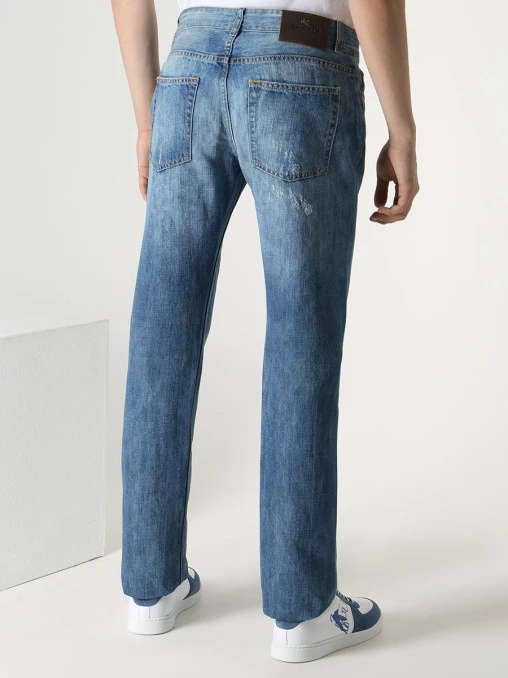 Джинсы Regular Fit хлопковые ETRO