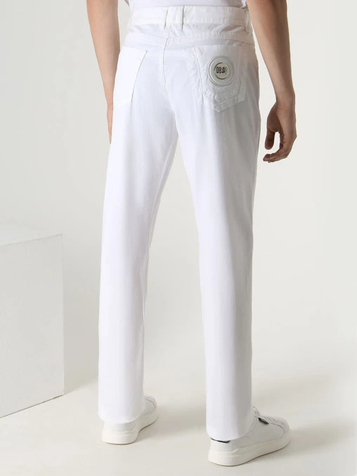 Брюки хлопковые DIRK BIKKEMBERGS
