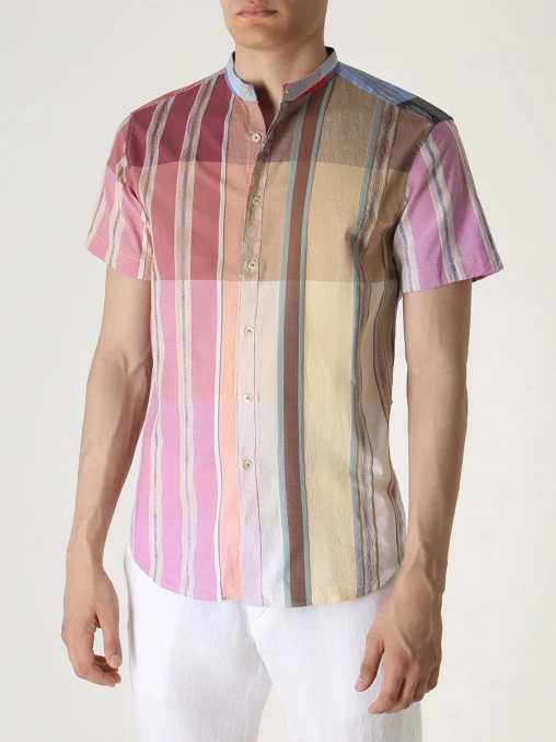 Рубашка Slim Fit хлопковая POGGIANTI 1958