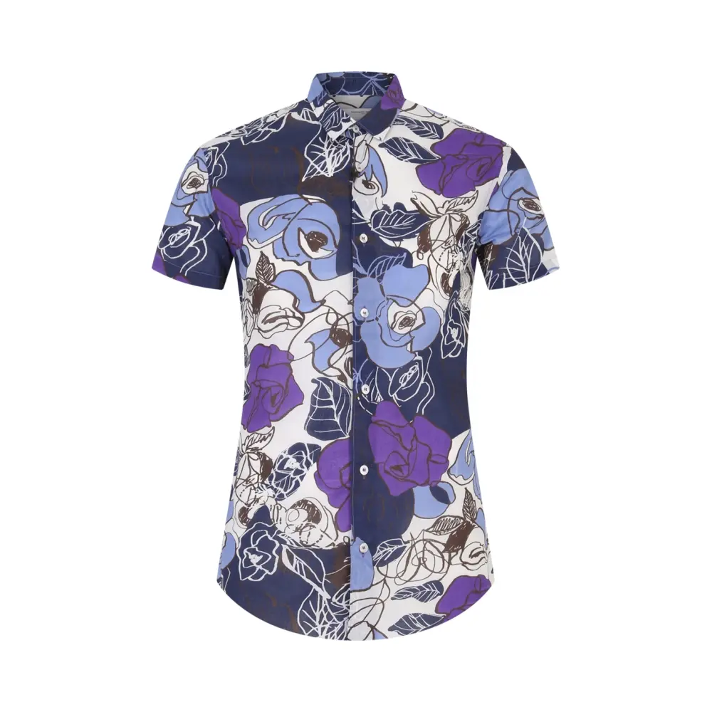 Рубашка Slim Fit хлопковая