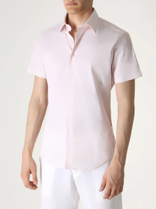 Рубашка Slim Fit хлопковая POGGIANTI 1958