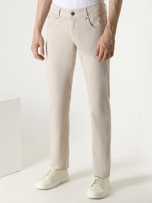 Брюки хлопковые DIRK BIKKEMBERGS