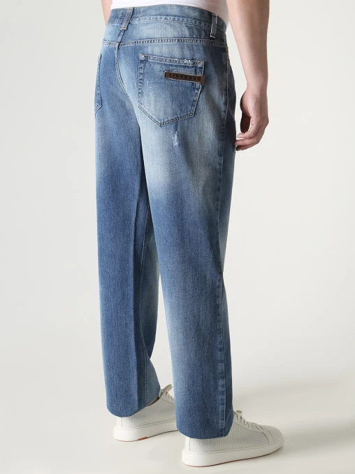 Джинсы Regular Fit хлопковые JOHN RICHMOND