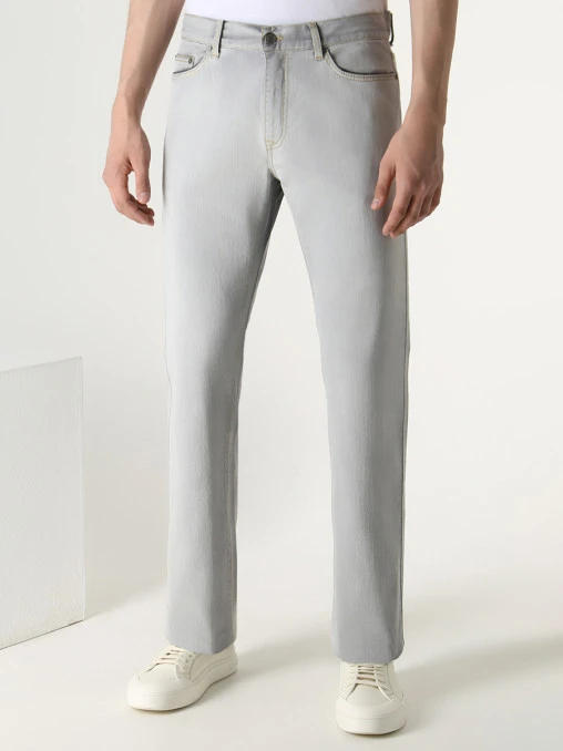 Джинсы Regular Fit хлопковые JOHN RICHMOND