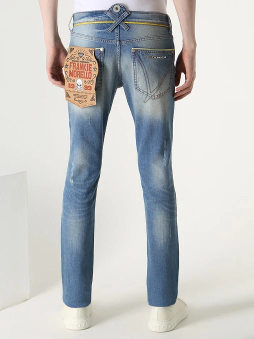 Джинсы Slim Fit хлопковые FRANKIE MORELLO