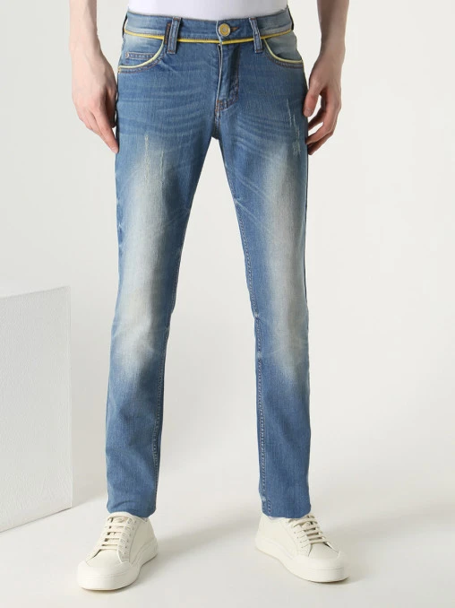 Джинсы Slim Fit хлопковые FRANKIE MORELLO