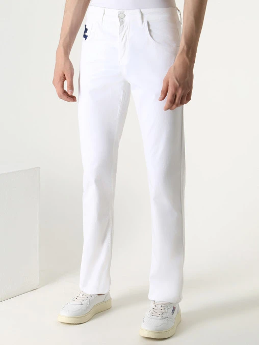 Джинсы Slim Fit хлопковые ICEBERG