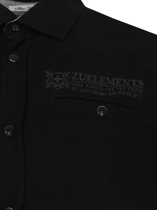 Рубашка Slim Fit хлопковая ZU ELEMENТS