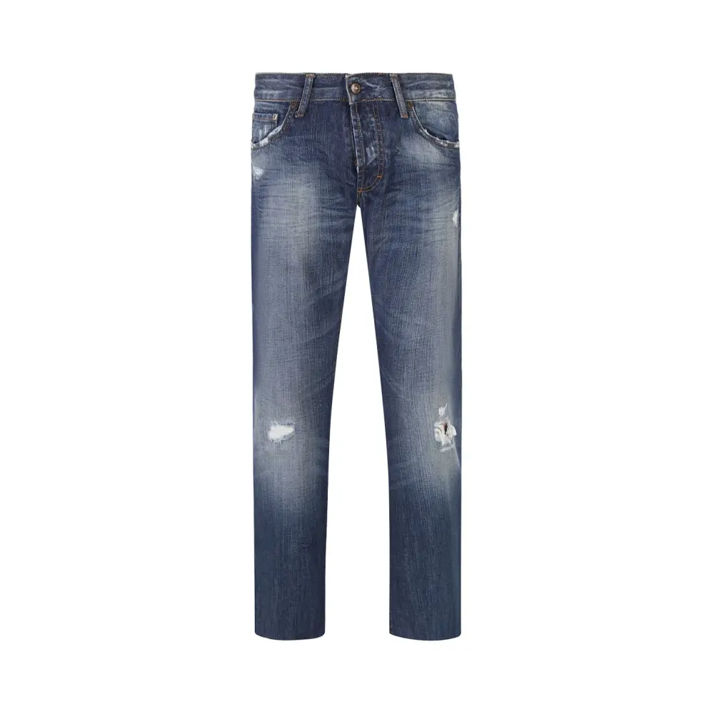 Джинсы Slim Fit хлопковые