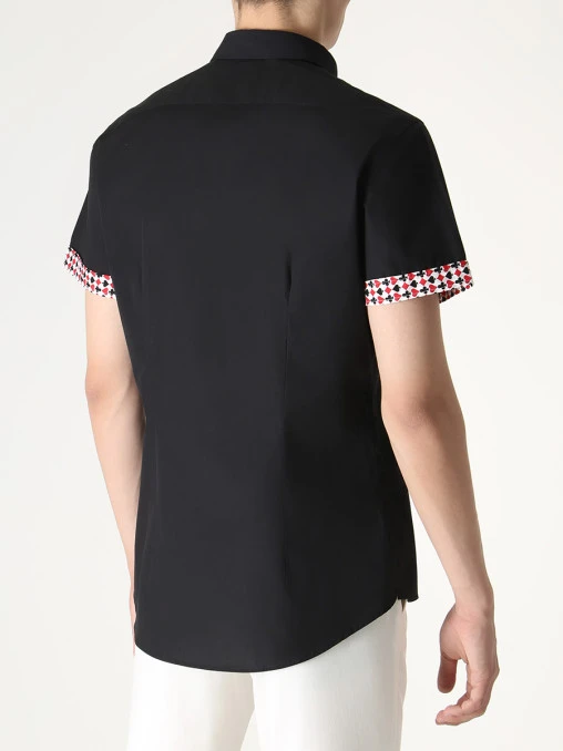 Рубашка Slim Fit хлопковая MOSCHINO