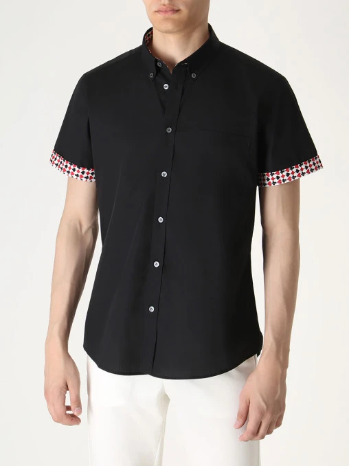 Рубашка Slim Fit хлопковая MOSCHINO