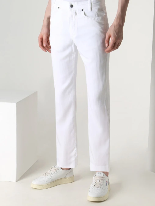 Джинсы Slim Fit однотонные CORTIGIANI