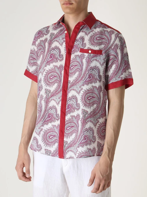 Рубашка Regular Fit льняная TORRAS