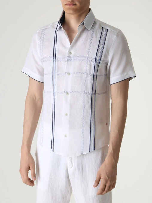 Рубашка Regular Fit льняная TORRAS