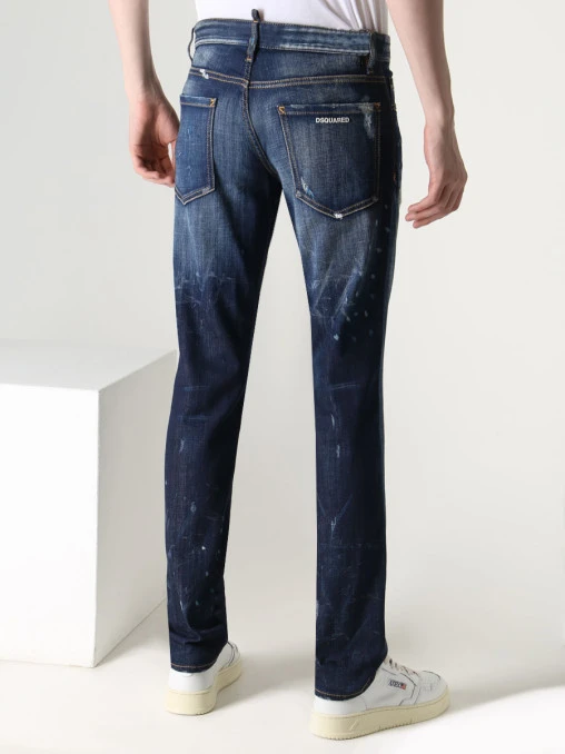 Джинсы Slim Fit хлопковые DSQUARED2