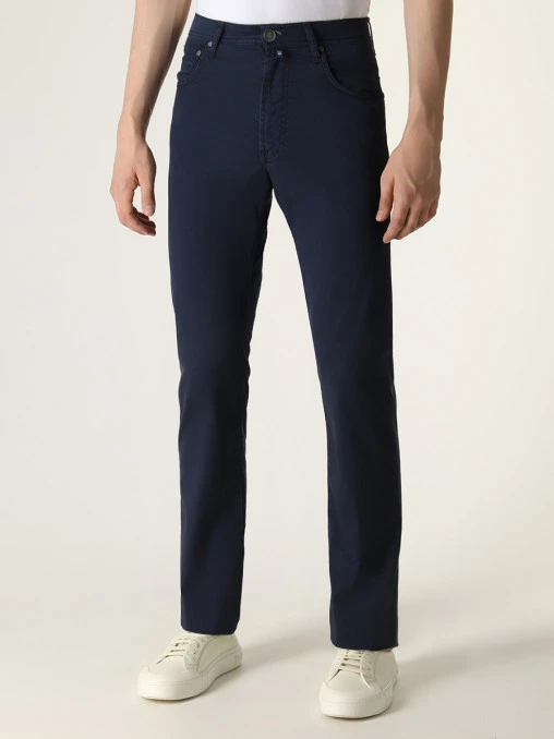 Джинсы Slim Fit хлопковые CORNELIANI