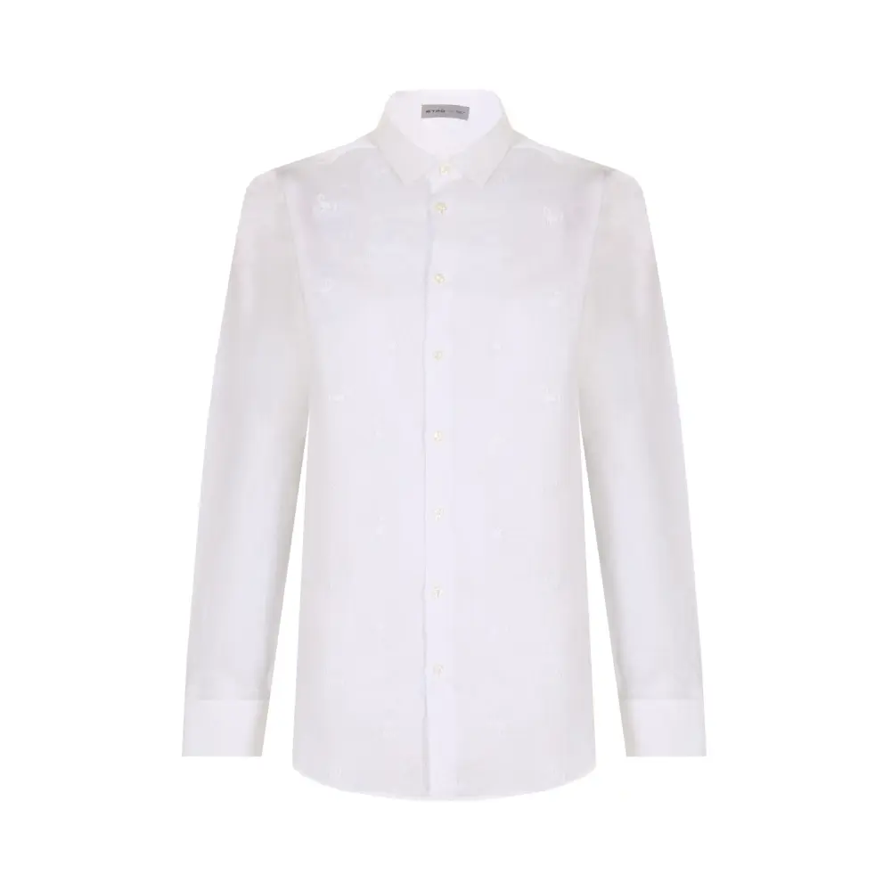Рубашка Slim Fit льняная