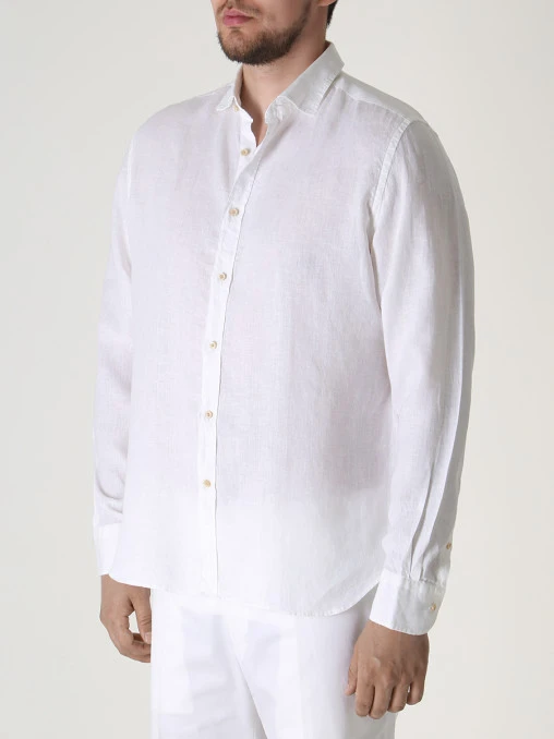 Рубашка Regular Fit льняная CORNELIANI