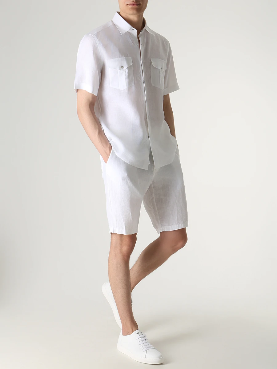 Рубашка Regular Fit льняная