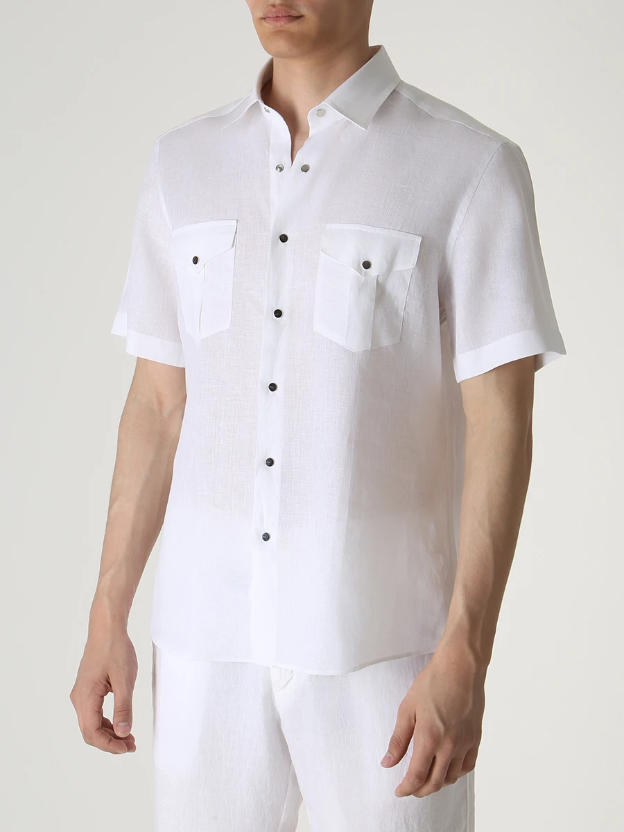 Рубашка Regular Fit льняная
