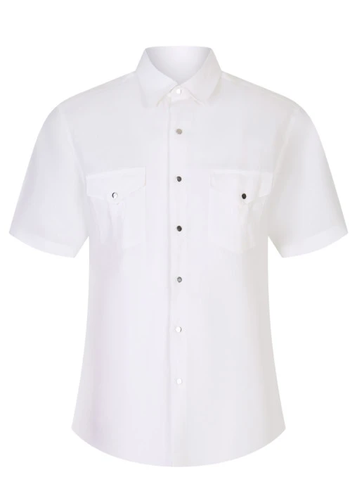 Рубашка Regular Fit льняная ZILLI