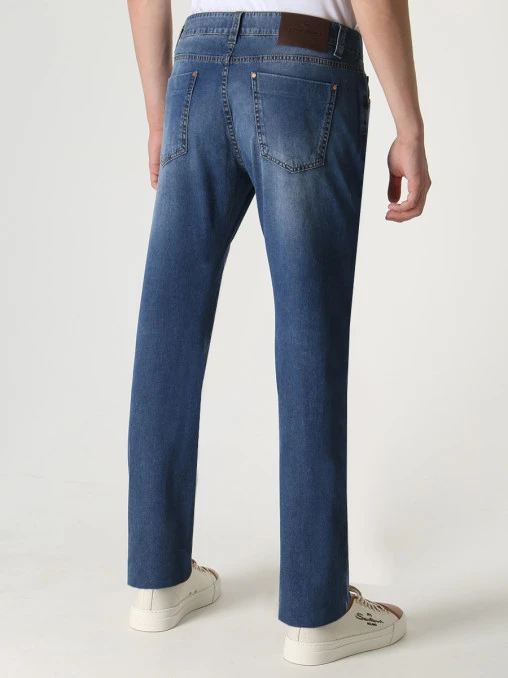 Джинсы Slim Fit хлопковые ETRO