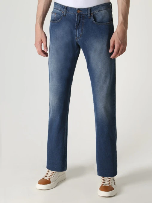 Джинсы Slim Fit хлопковые ETRO