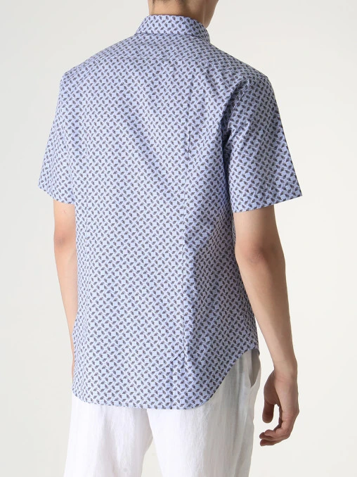 Рубашка Slim Fit хлопковая BRIONI