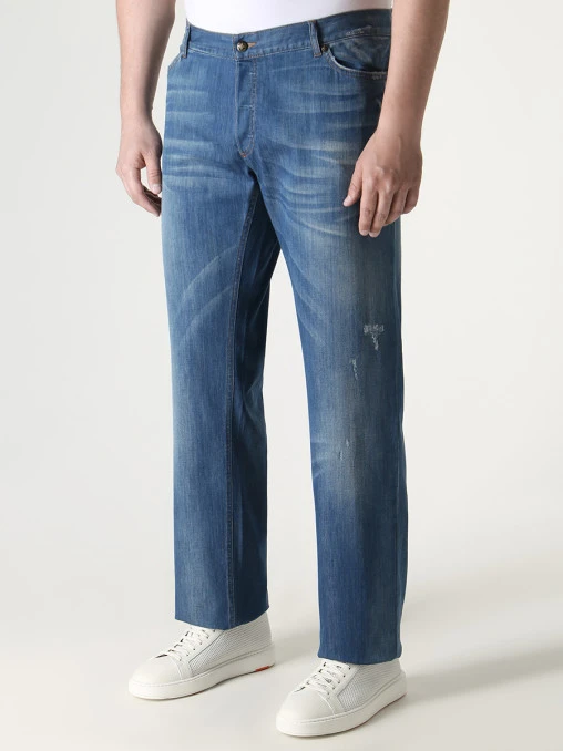 Джинсы Regular Fit хлопковые JOHN RICHMOND