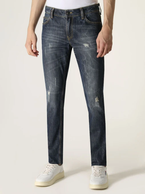 Джинсы Slim Fit хлопковые FRANKIE MORELLO