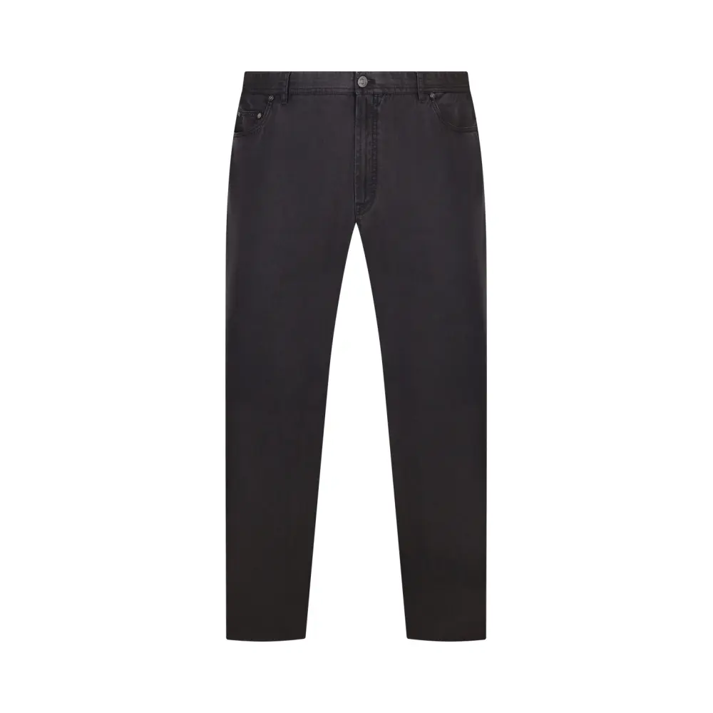 Джинсы Regular Fit из хлопка и шелка