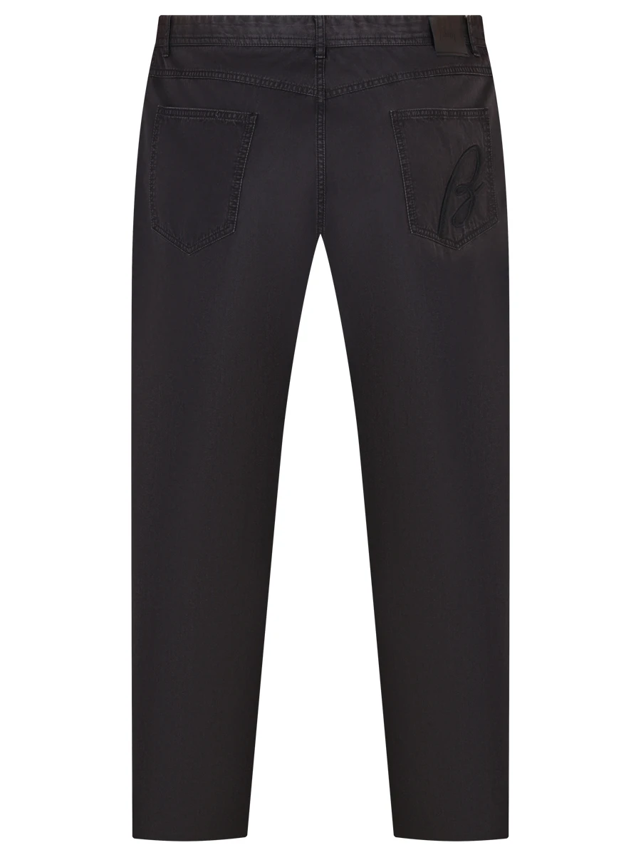 Джинсы Regular Fit из хлопка и шелка