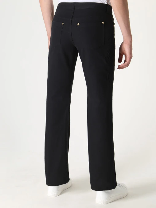 Джинсы хлопковые ROBERTO CAVALLI