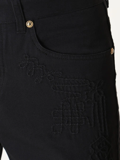 Джинсы хлопковые ROBERTO CAVALLI