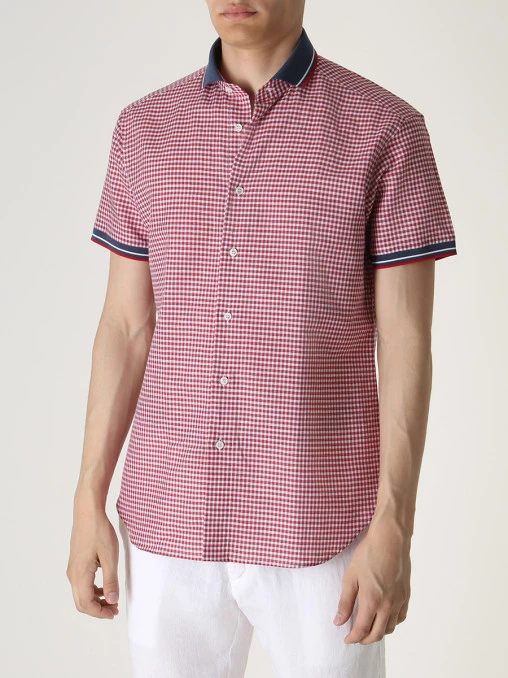 Рубашка Slim Fit льняная BRIONI